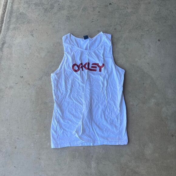 Oakley 2XL tank top Mens white y2k - Picture 1 of 2